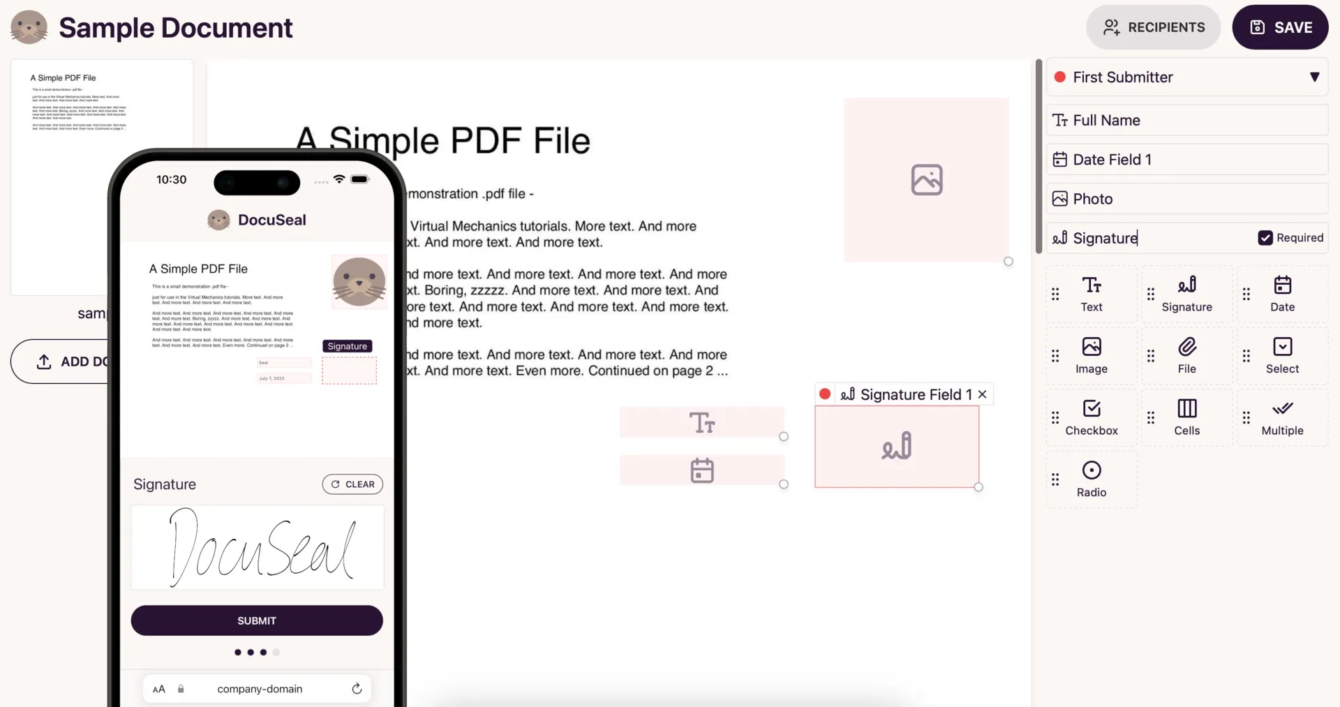 Docuseal Preview