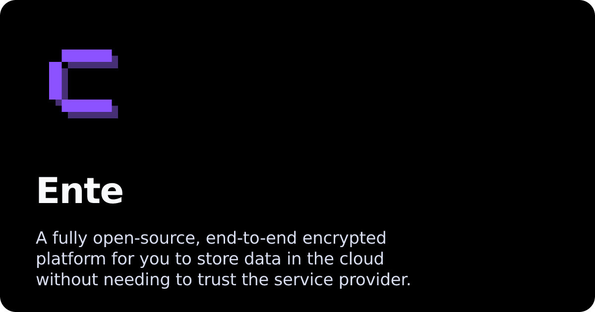 Ente | Coolify Docs