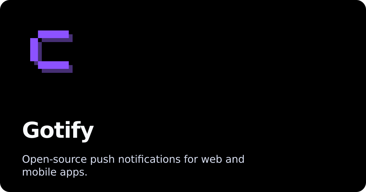 Gotify | Coolify Docs